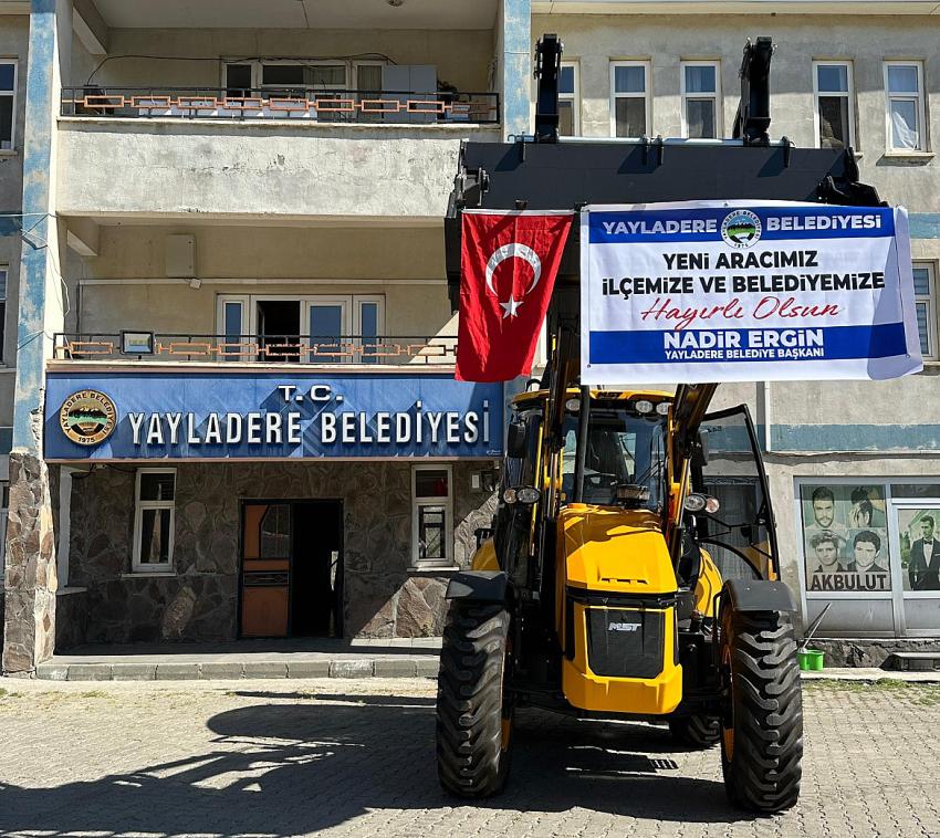 Yayladere Belediye Başkanı Ergin: İlçemize İş Makinası Kazandırdık