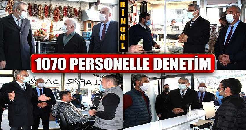 1070 PERSONELLE DENETİM YAPILDI