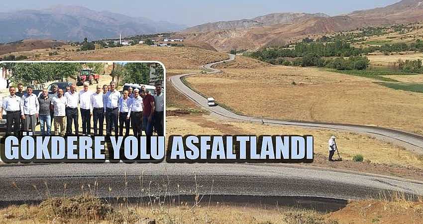 GÖKDERE YOLU ASFALTLANDI