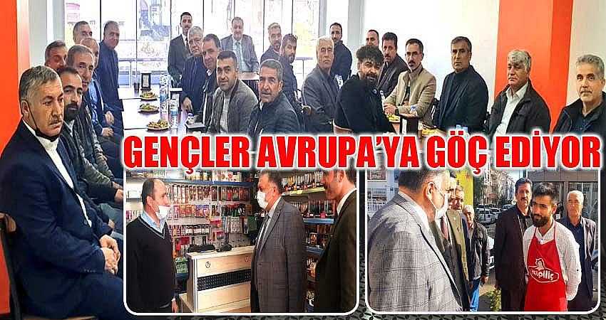 GENÇLER AVRUPA’YA GÖÇ EDİYOR