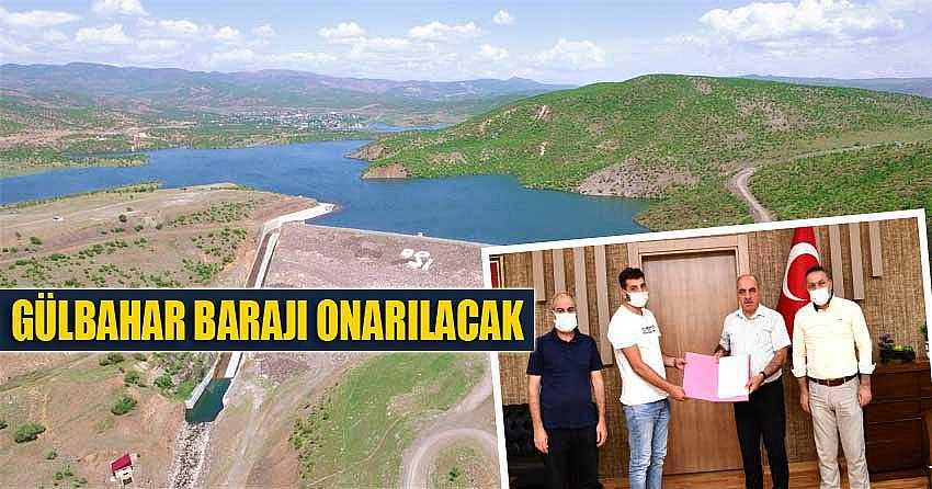GÜLBAHAR BARAJI ONARILACAK