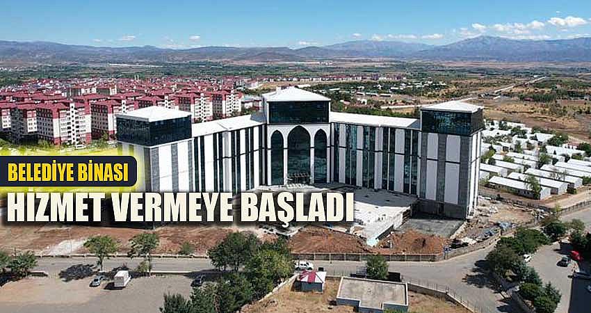 BELEDİYE BİNASINDA HİZMET VERİLMEYE BAŞLANDI