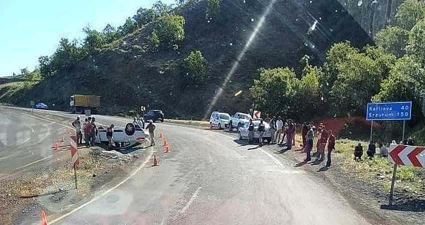 TRAFİK KAZASI: 2 YARALI