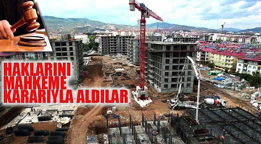 HAKLARINI MAHKEME KARARIYLA ALDILAR