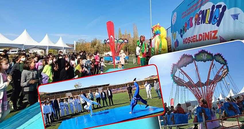 ÇOCUKLAR İÇİN ŞENLİK DÜZENLENDİ