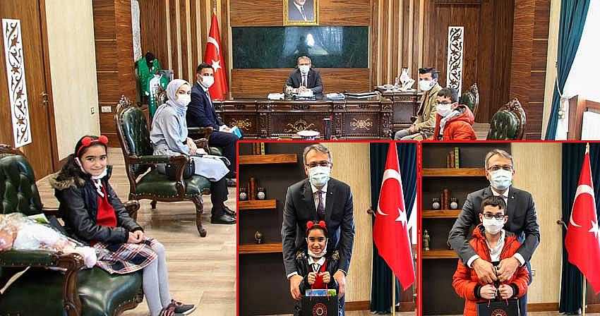 VALİ EKİNCİ’YE ‘KÜTÜPHANELER HAFTASI’ ZİYARETİ